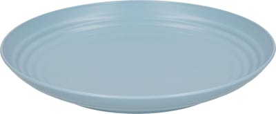 Plasticforte Rond bord/camping bord - D25 cm - ijsblauw - kunststof