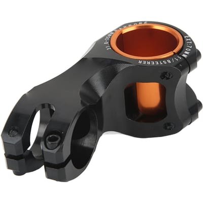 Fietsstuurpen Fietsverhoger 70MM Ultralicht ?17 graden voor 35MM 31.8MM Stuur voor Racefiets zwart