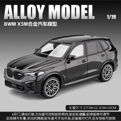 1:18 Bmw X5M X5 Suv Tout-Terrain Suv Métal Alliage Modèle Réduit Voiture Moulée Sous Pression Simulation Miniature Cadeau de Vacances & Ornement Tendance pour la Maison