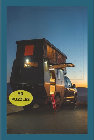 Famanu – Truck camping woordzoeker, puzzelboek over overlanding en outdoor leven