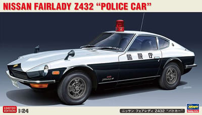 Hasegawa Modelbouwpakket Auto - 20505 Nissan Fairlady Z432 - Polizei Car Plastic - 1:24 - Modelbouw