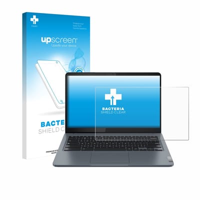upscreen - Screenprotector voor Lenovo IdeaPad Slim 3i Chromebook Plus Gen 8 14" - Folie Beschermfolie transparant antibacterieel