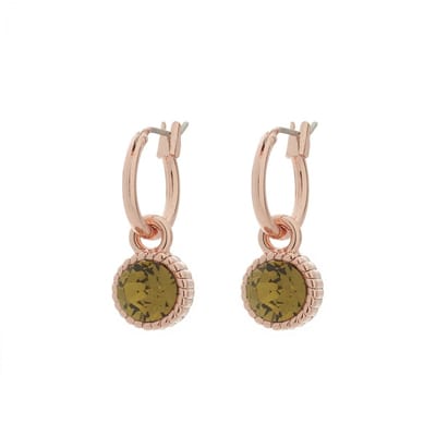 BIBA 8923 Oorhangers rosé Khaki