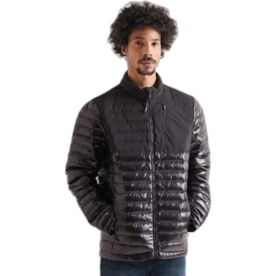 Superdry Studios Contrast Core Down Jas Zwart M Man