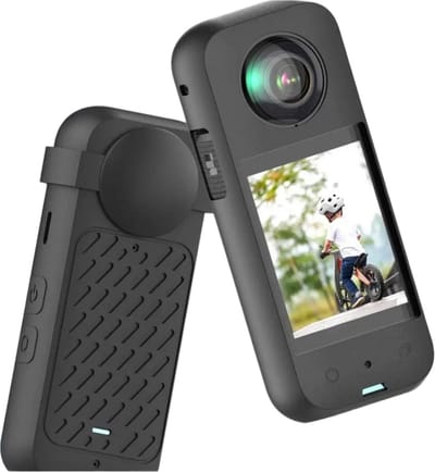 Siliconen Hoesje Voor Insta 360 one X3- instaX3 Case- BLack- Behuizing- Zwart- Protective Case -instaX3-zwart case