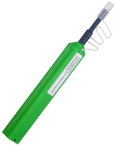 Professionele Fiber Optic Cleaner met Microfiber Doek voor SC/FC/ST/E2000 Aansluitingen - Tot 800 Reinigingen, Ideaal voor Glasvezelonderhoud