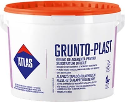 Atlas Grunto-plast - Hechtingslaag - 5 kg - Kwartskorrels - Vermindert Opname