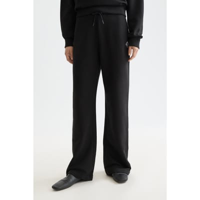 Scotch & Soda Artwork Wide Leg Sweatpants Black Taglia: XS | Pantaloni da tuta Outlet | Donna | Nero