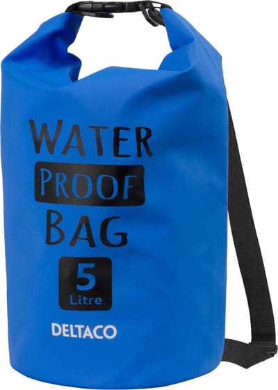 DELTACO WAP-100 Draagtas met waterafstotend materiaal - 5 Liter - Blauw