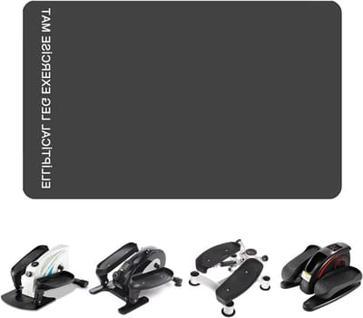 Fitness Mat - Vloerbeschermer - Thuis Trainen - Antislip Rubber - 60 x 43 cm - Zilver