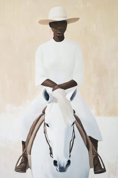 Equestrian Grace - 80x120 cm