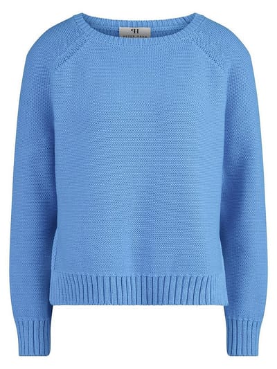 Trui ronde hals Van Peter Hahn blauw