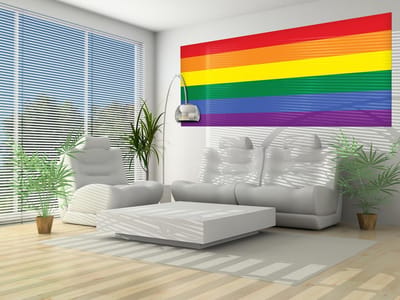 Flag Rainbow Gay Pride Photo Wallcovering