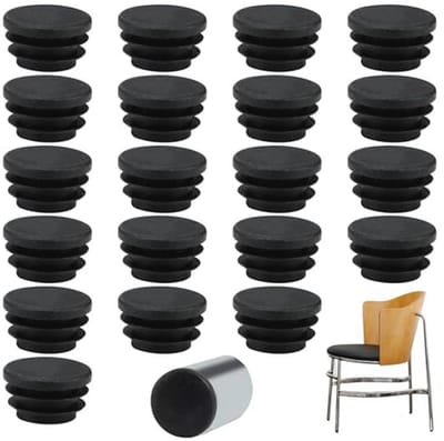 Solidchoice - Set van 20 Ronde Eindkappen voor Diverse Pijpen en Profielen