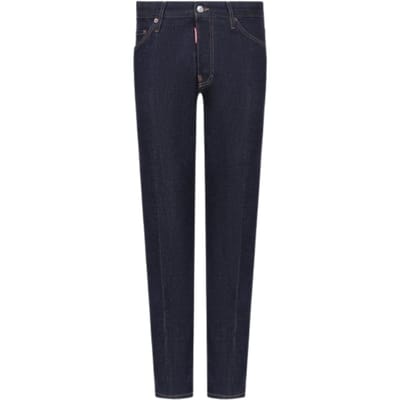Dsquared2 Cool Guy Jeans Icon Print Pocket Donkerblauwe Jeans