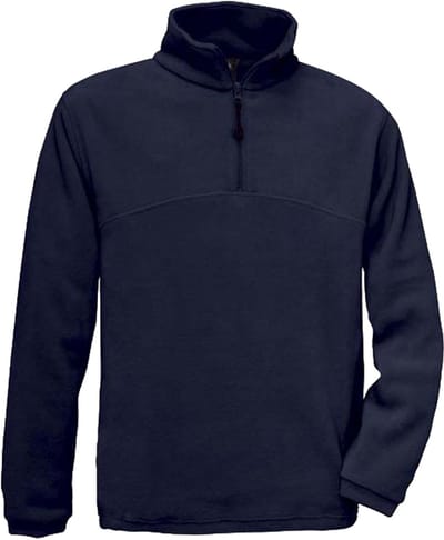 B&C HIGHLANDER Zip Sweater Fleece MarineblauwXS