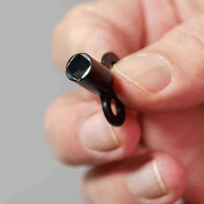 Radiator-ontluchtingssleutelset, 10 stuks, in zwart, met sleutelring, vierkante sleutel voor 5 mm randlengte, radiatorventielen, verwarmingsontluchtingssleutel, verwarmingsontluchtingssleutel