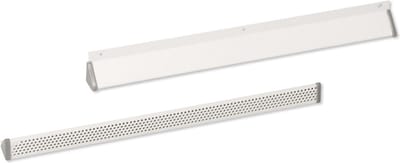 Nedco Ventilatiekapje 300x30mm - aluminium - wit