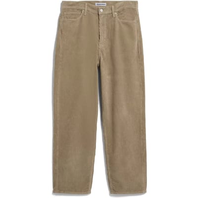Wide leg corduroy broek van katoenmix model 'JAAMEO'