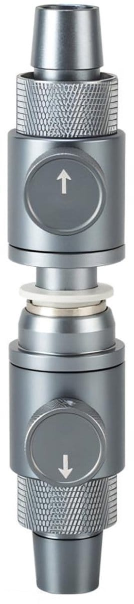 Dailygoods- Slangadapter Dubbele Snelkoppeling - Aluminiumlegering - Waterstroomregelaar - 12/16/20 mm - Hoge Afdichting - Eenvoudig te Installeren - Slangconnector