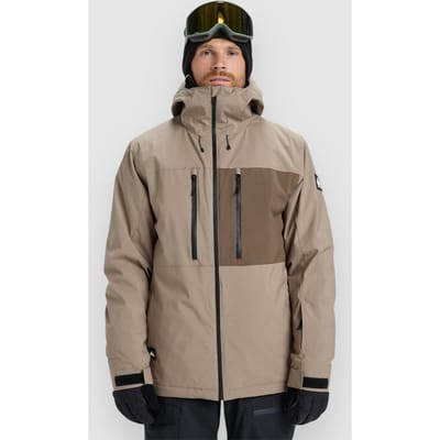 Quiksilver Sycamore Solid 20k Jas Beige S Man