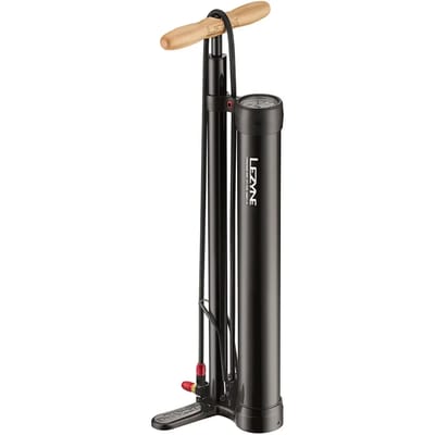 Lezyne Pressure Over Drive Y11 - Fietspomp - Vloerpomp - Analoge drukmeter - Tot 15 bar - Presta en Schrader ventielen - Aluminium - Zwart