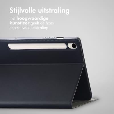 Accezz Tablet Hoes - Geschikt voor Samsung Galaxy Tab S10 FE / Galaxy Tab S9 11.0 inch FE / Galaxy Tab S9 11.0 inch / Galaxy Tab S10 Lite - Classic Tablet Case - Zwart