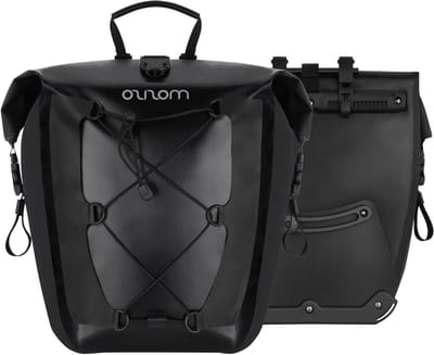 Fietstassen Set - Fietsbagage Tassen - Fietsen en Reizen - Waterdicht TPU Materiaal - 25 Liter - Zwart