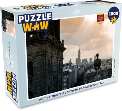 Puzzel Het historische centrum van Mexico-stad - Legpuzzel - Puzzel 1000 stukjes volwassenen