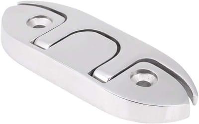 Opvouwbare Zeeboot Wig van Roestvrij Staal met 4-1/2 inch Lengte en Bevestiging voor Bootkikkers - Handig voor Onderweg