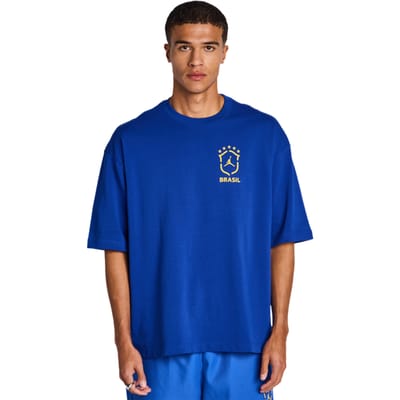 Jordan Brazil Sweatshirts Heren - Blauw - Maat S - Katoen Fleece