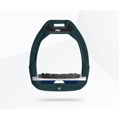 Veiligheidsstijgers Paardrijden Incliné Ultra Grip Groen/Grijs/Marin Flex-On Safe-On