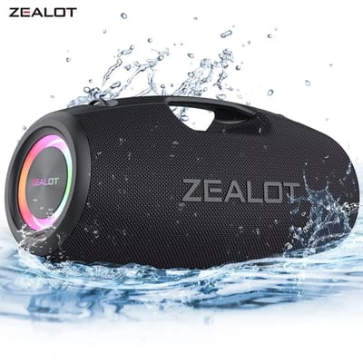 ZEALOT IJVERAAR-S78 120W Draagbare Bluetooth Speaker Outdoor Party Speaker Grote Luidspreker Uitstekende Bass Performace Hifi speaker Black