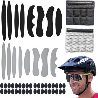Fietshelm Pads - 2 Stuks EVA Schuim Vulling - Universele Vervangingskussens voor Optimale Bescherming