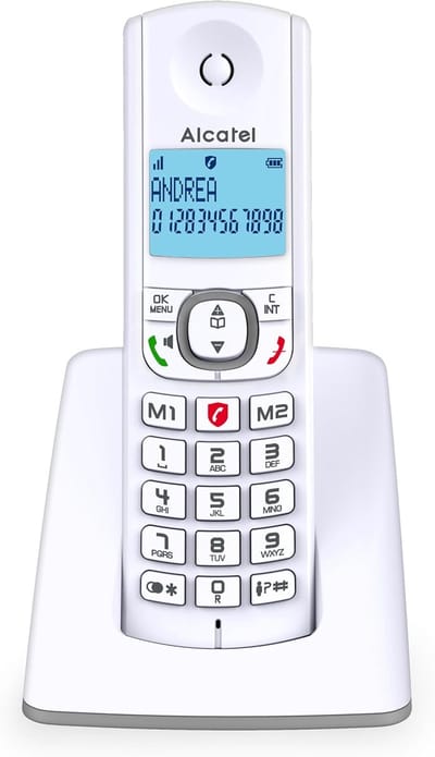 Draadloze huistelefoon met oproepblokkering en handsfree functie