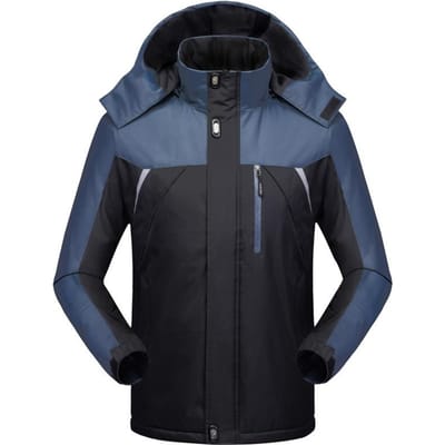 Hiver Homme Nouveau Veste Homme Épaissie d'Extérieur Décontracté Sport Imperméable Respirant Costume d'Alpinisme 4XL gray