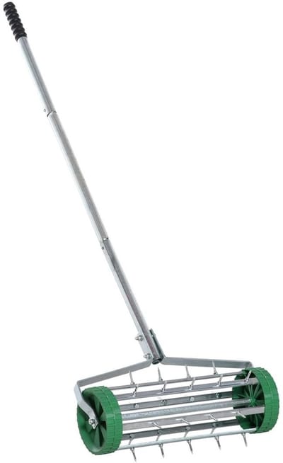 RONN® Gazonbeluchter - Gras Beluchten - Gazon Beluchter - Groen/Zilver - 135cm x 43cm x 15cm