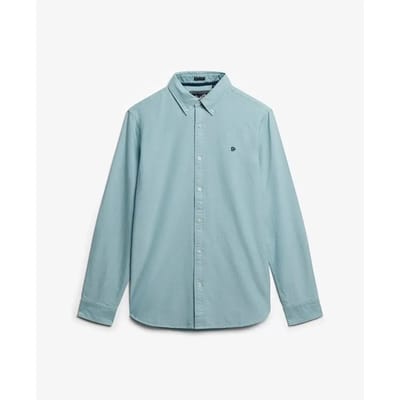 Superdry - Klassiek Oxford Overhemd met Lange Mouwen - Heren - Lange mouwen shirts