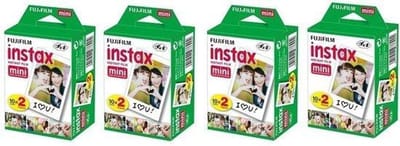 Fujifilm Instax Mini Film - 4-pack 2 x 10 stuks - Geschikt voor 80 foto's