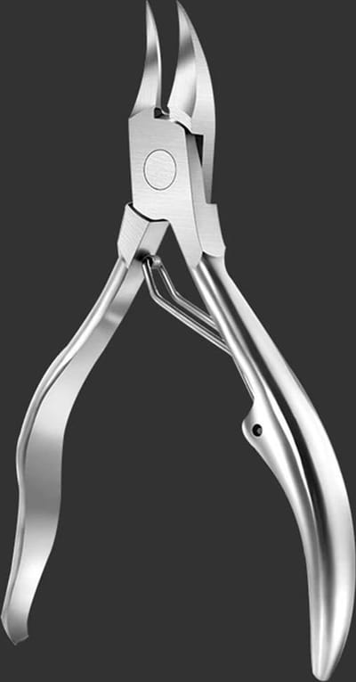 DW4Trading Professionele Pedicure Nagelknipper Tang met Stevige Bek - RVS - Verchroomd
