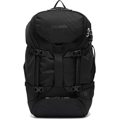 Pacsafe Venturesafe EXP35 Backpack - 35 L - Rugzak - RFID-blokkerend - Anti-diefstal - Geschikt voor 16-inch laptop - Beveiligde Reistas - Waterafstotend - Black