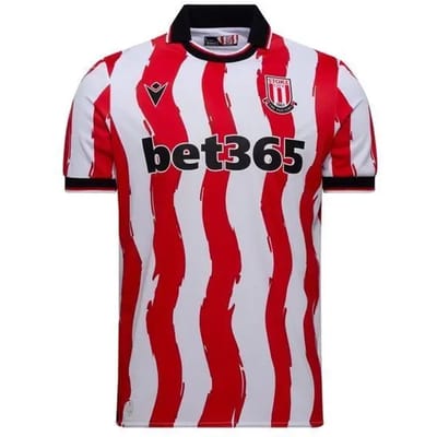 Macron Stoke City Fc 25/26 Thuis T-shirt Met Korte Mouwen Rood S Man