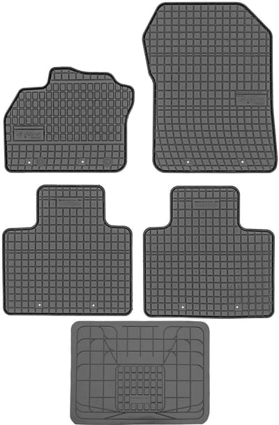 Max-Dywanik Frogum - Renault Zoe 2012 - Rubber Mat - Universele Tunnelafdekking - Zondere Stoppers