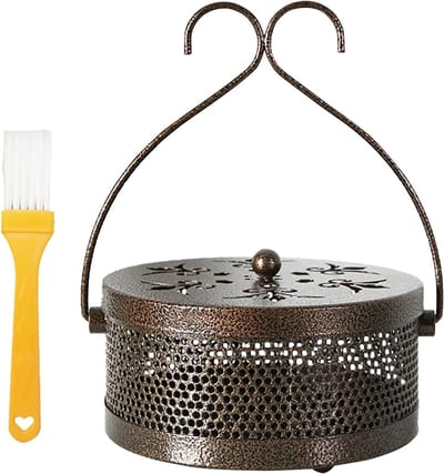 Kruidenstokjes houder voor anti-muggen spiralen, metalen houder voor slaapkamer, tuin en kamperen