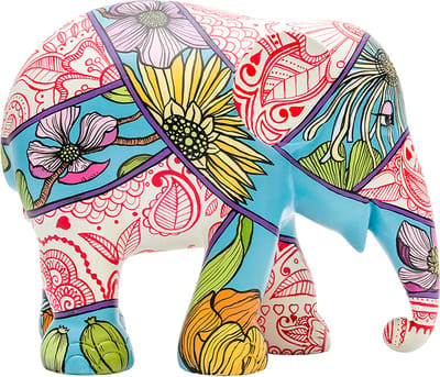 Henna & Head Scarves 30 cm Handgemaakt Olifantenstandbeeld