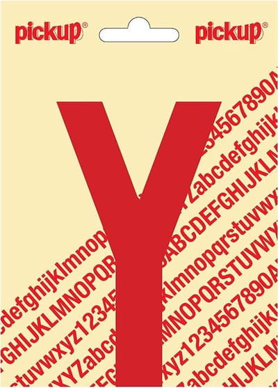 Pickup plakletter Nobel 120mm rood Y - 31022120Y