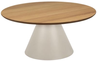 Giga Living Salontafel Skagen - Naturel/Grijs - 85x85x40 cm