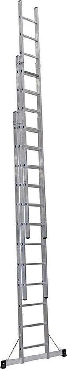 Smart Level Professionele Schuifladder 3-delig 3 x 10 treden