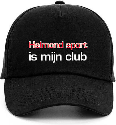 Pet met tekst: Helmond Sport is mijn club