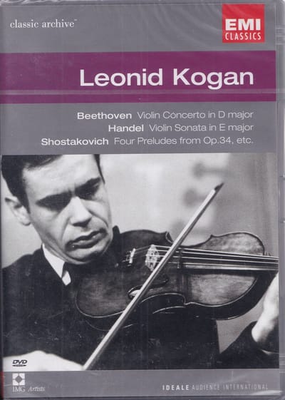 DVD Violin Sonatas, Concertos - Diverse componisten - Leonid Kogan (viool)